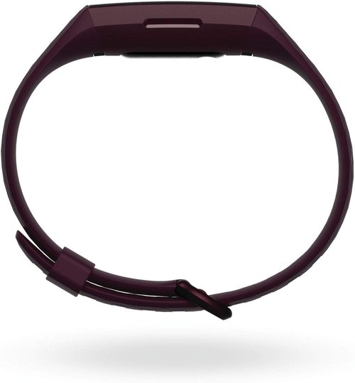 Fitbit Charge 4 Fitness Tracker - Built-In GPS, Heart Rate & Sleep Monitoring | Rosewood, One Size (S & L Bands Included)