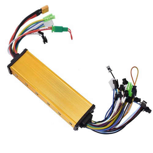 JRAHK 36V-60V 2000W Dual Drive Sine Wave Controller, E-Bike Controller for Electric Bicycle Scooter, 36A-40A