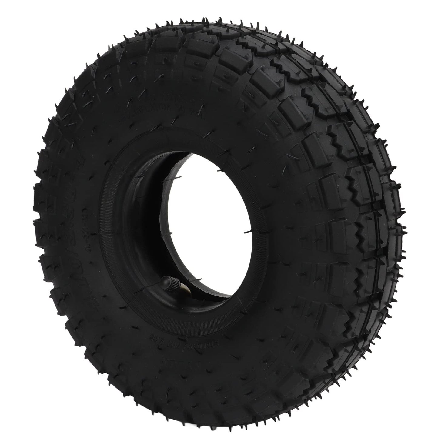 Scooter Tire Set, 4.10 3.50 4 Replacement Tires Electric Scooter Rubber Crush Elastic for Electric Scooter