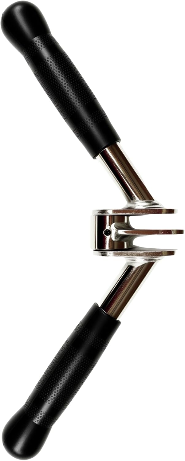 Skiennix V-Shaped Bar | Cable Machine Tricep Press Down Attachment for Multi-Gym Use