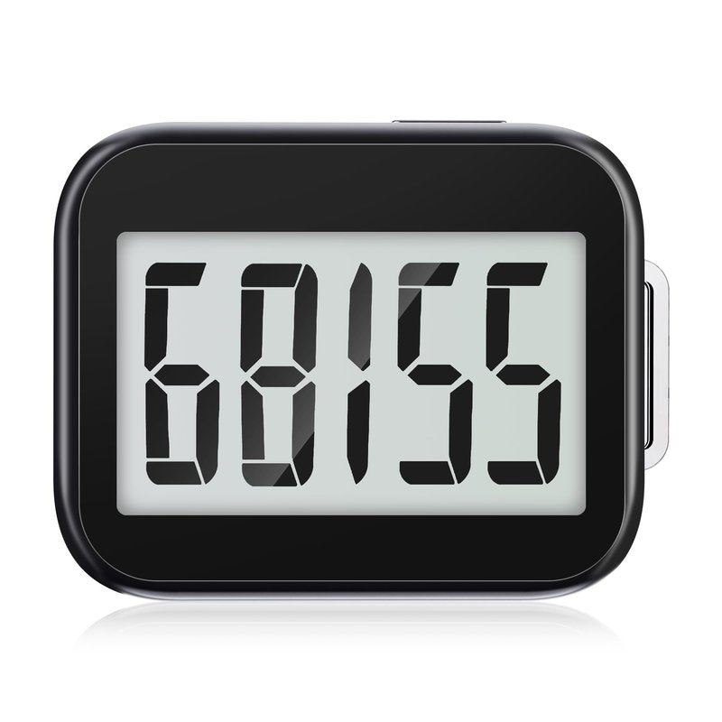 Simple Step Counter with Removable Clip and Lanyard