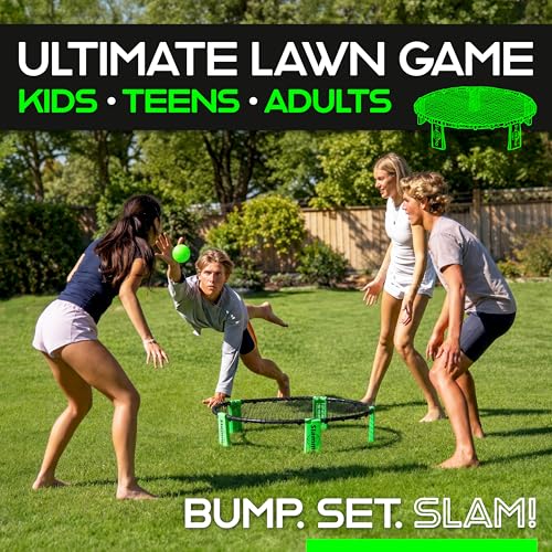 Slammo Game Set – Ultimate Roundnet Lawn and Beach Game