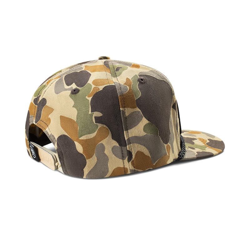 ARIAT Men's Camo 3D Embroidered Logo Rope Accent Cap