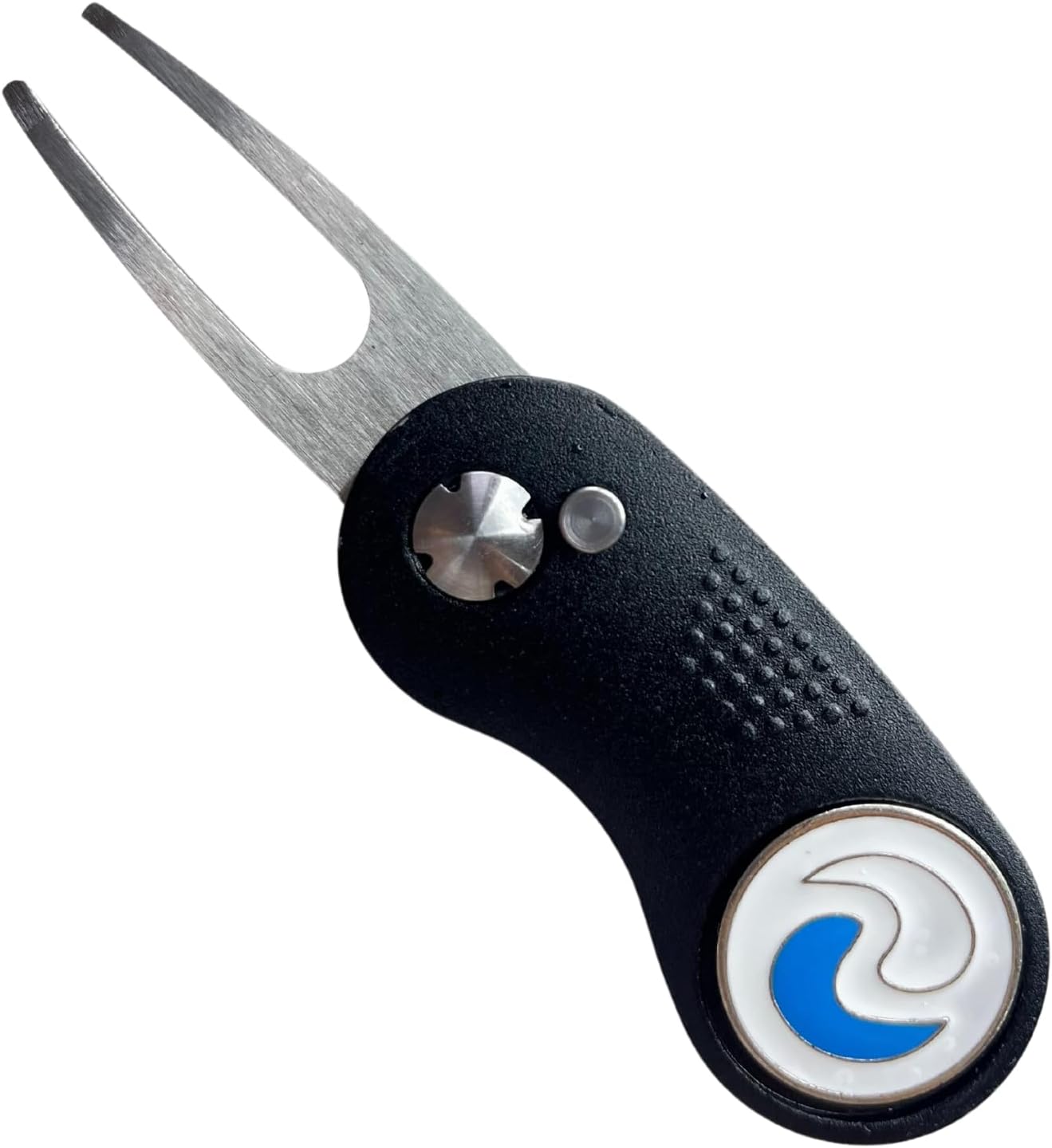 NuRich Golf Divot Repair Tool - All-Metal Design with Magnetic Ball Marker | Compact & Portable Golfer Accessory