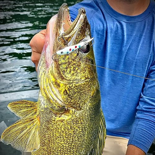 Puppet Minnow Darting Fishing Jig - 9/16 oz, Glo White