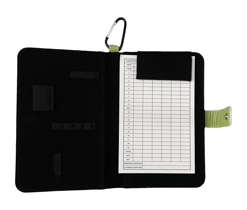 Balanced Co. Leather Golf Scorecard Holder (Go Home, Ball)