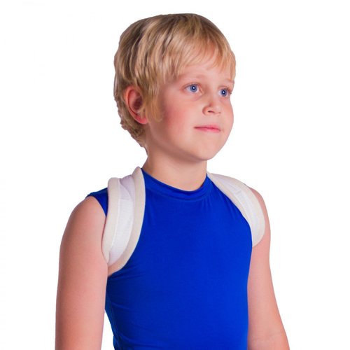 BraceAbility Pediatric Clavicle Fracture Figure-8 Brace for Broken Collarbone in Small Children (XS)