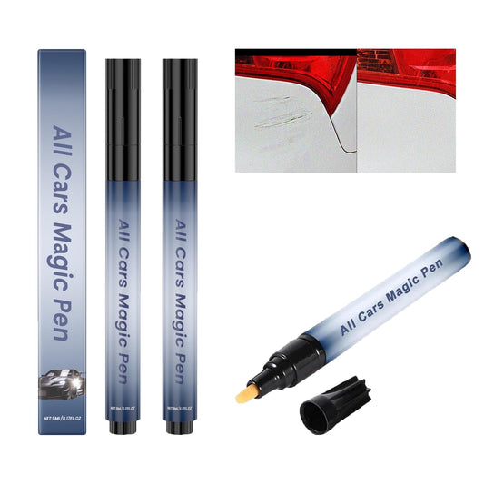 All Cars Magic Pen,Car Scratch Repair Pen Set,Fits All Car Colors,Quick Fix for Scratches and Paint Dаmаgе (2 Packs)