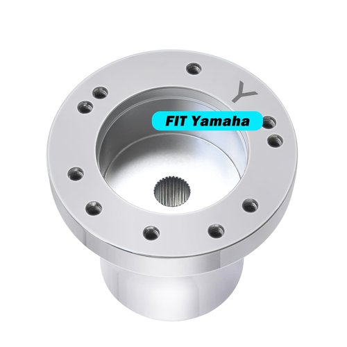 Shu-Ran Golf Cart Steering Wheel Adapter Only For Yamaha Golf Cart, Silver