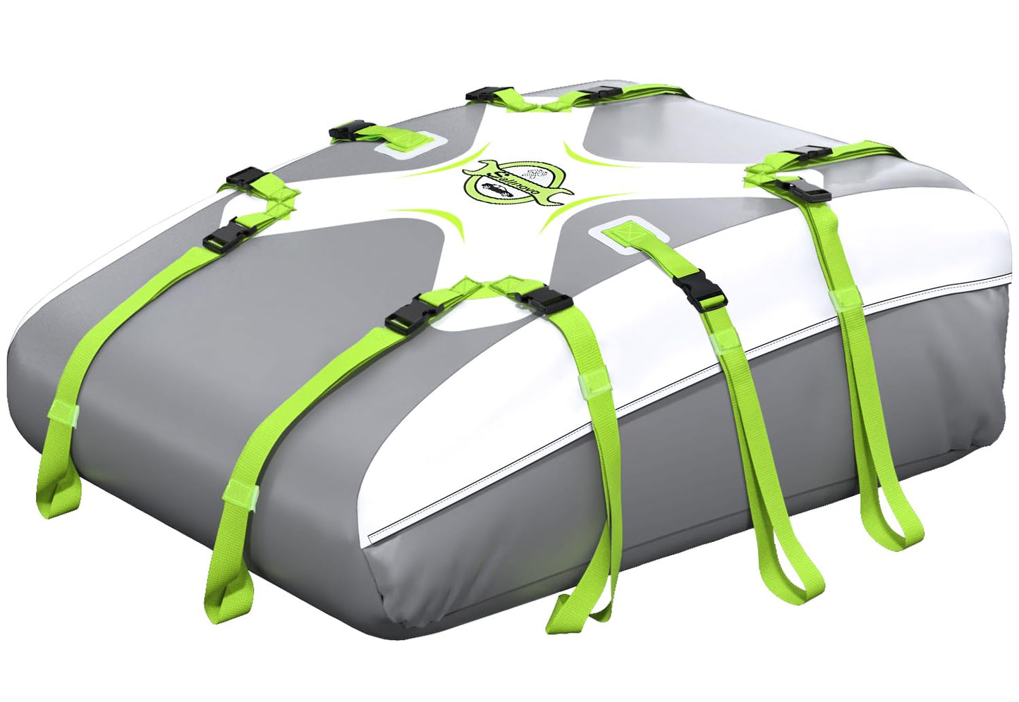 Sailnovo Rooftop Cargo Carrier Roof Bag,20 Cubic feet Soft PVC Waterproof Roof Bag for Most Vehicles with/Without Rack with Strap,Anti-Slip Mat,Padlock,Foldable Car Top Carrier for Road Trip Camping