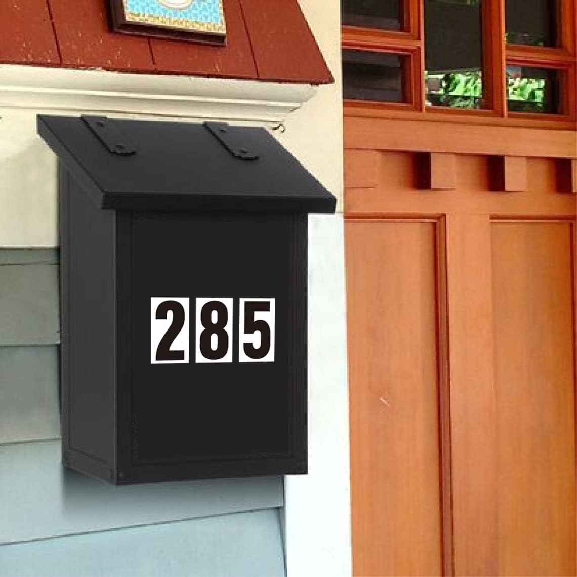 Adhesive Numbers for Mailbox, House Numbers, Reflective Number Sticker, Mailbox Decals, Address Number, Trash Cans Decal, for Outside (4 Inch, 180 PCS)