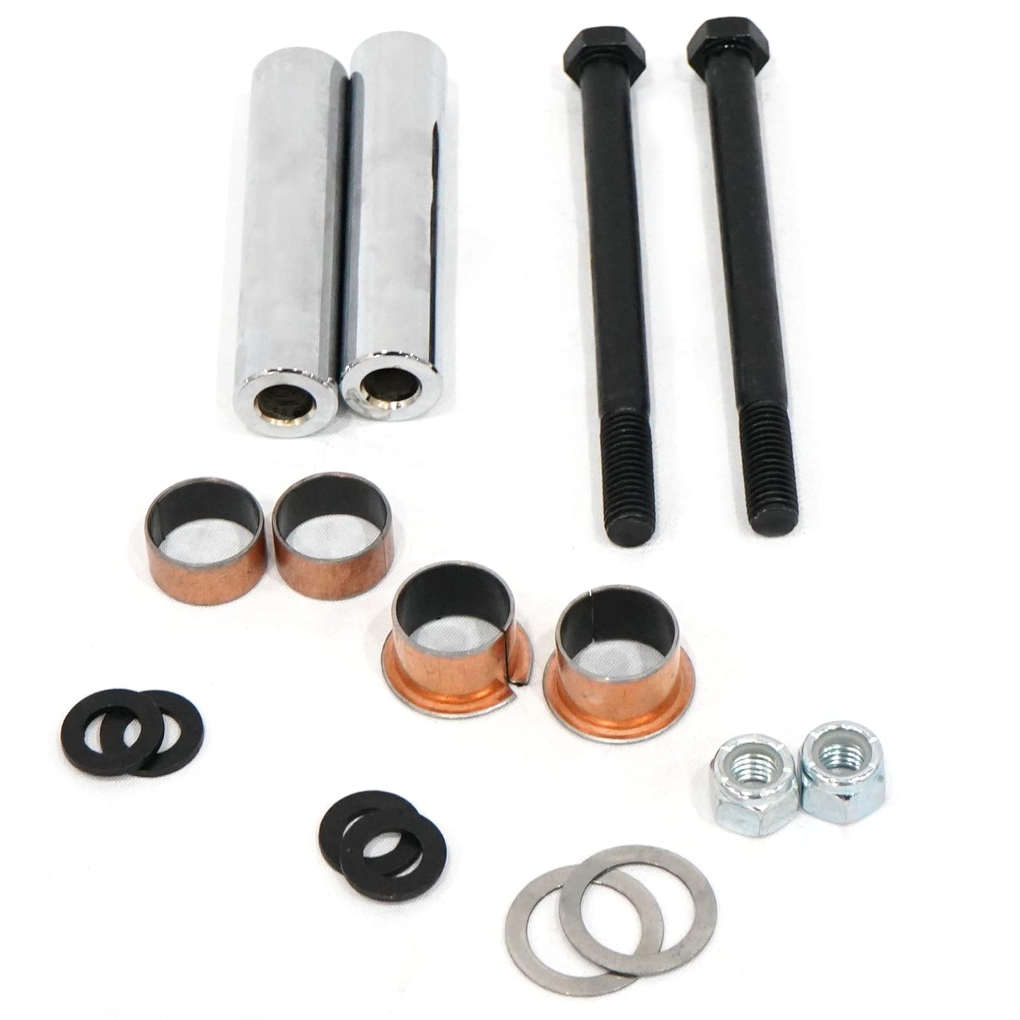 XUANYUDG0769 Golf Cart Spindle Bushing King Pin Tube Claw Copper Sleeve and Washers Assembly Repair Kit Fits for EZGO TXT/PDS Replaces 70648-G01 70749G01 70745G01