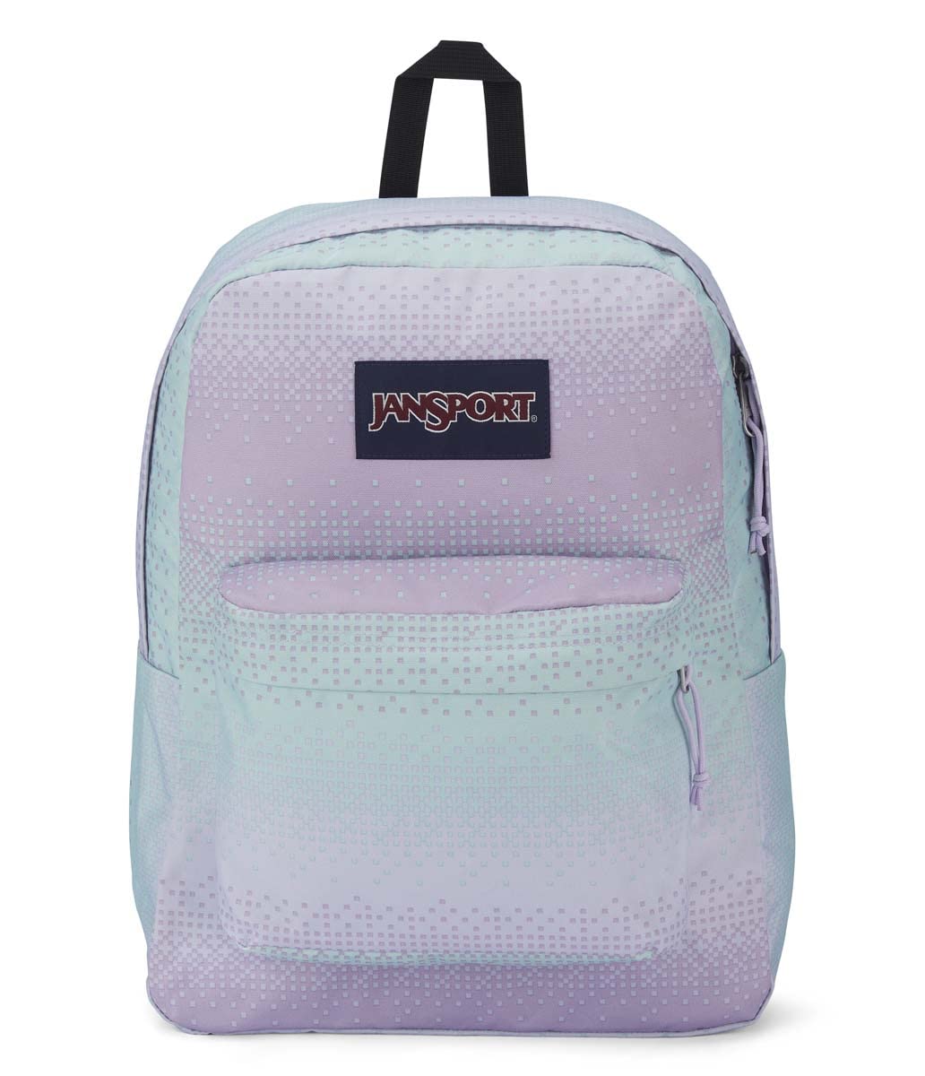 JanSport SuperBreak One Backpacks - Durable, Lightweight Bag with 1 Main Compartment, Front Utility Pocket with Built-in Organizer - Premium Backpack, 8 Bit Ombre