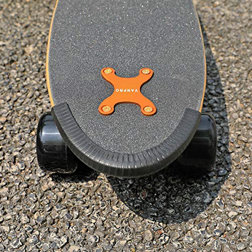 Skateboard Deck Guards Protector - Thin 7.84in Black 2pk