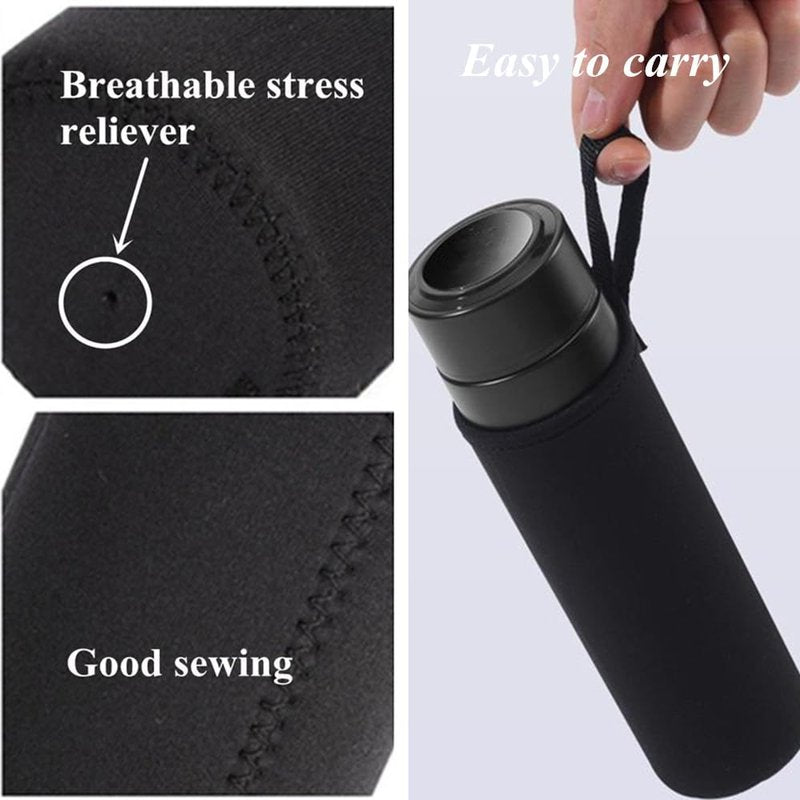 candygirlft Water Bottle Carrier Bag 25 oz, Water Bottle Sleeve 24oz, water bottle cover, Neoprene Sleeve Sports Water Bottle Accessories for Hiking Travelling (24 oz-2pack)