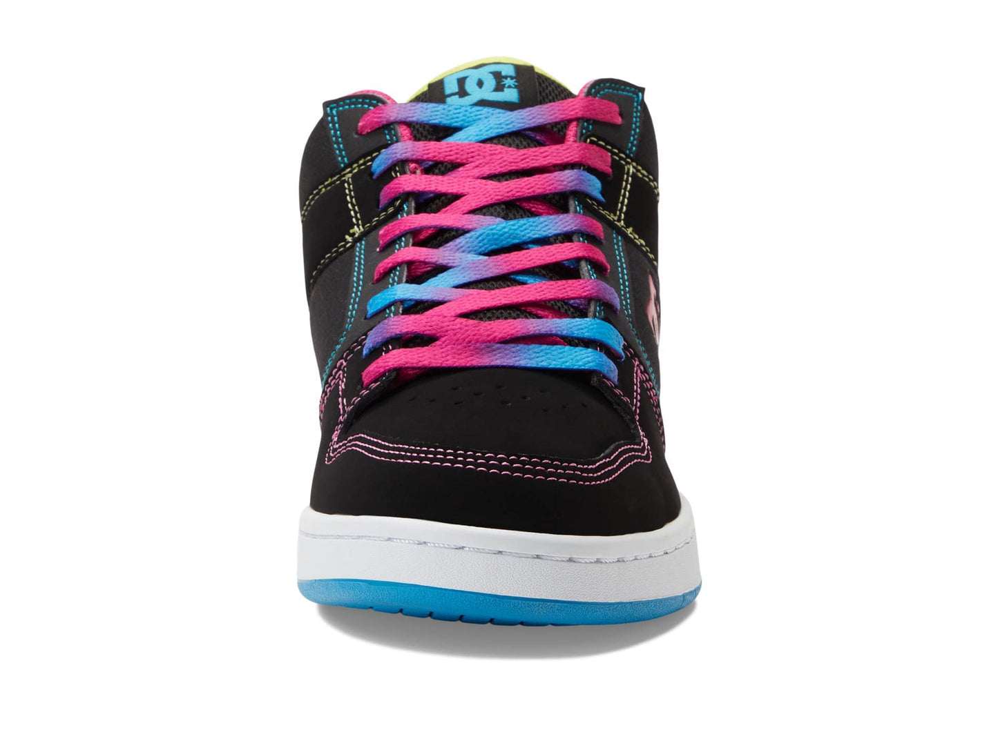 DC womens Dc Women's Manteca 4 Mid Casual Skate Shoe, Black/Multi, 6.5 US