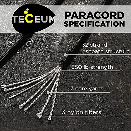 Paracord Rope 550 lb 4mm – Parachute Cord Utility Camping