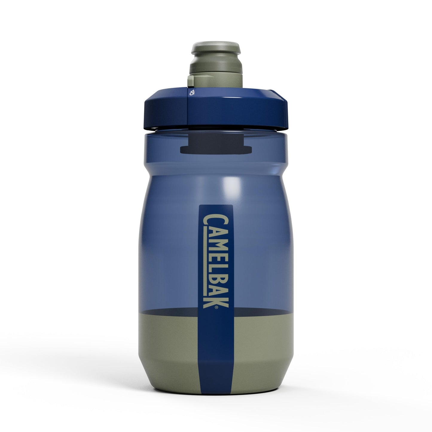CamelBak Podium Bike Squeeze Water Bottle, Lightweight Design with High Flow Cap for Cycling, 15oz, Deep Sea