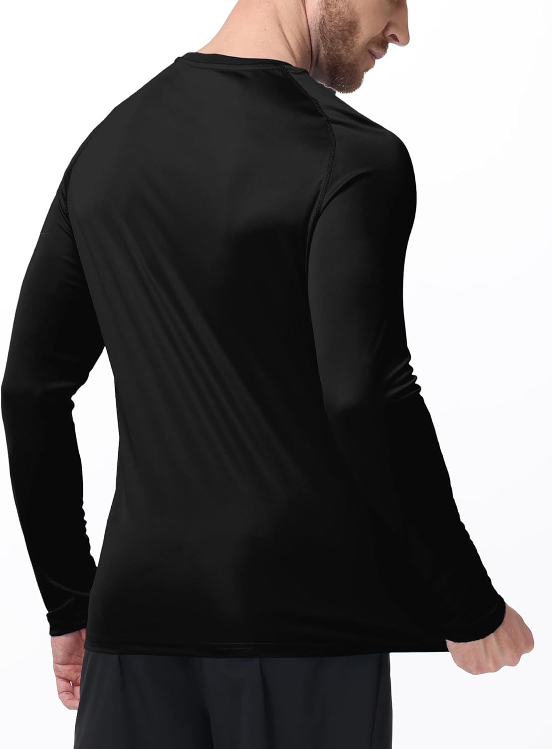 ZITY Men's Long Sleeve UV Protection Shirt - Lightweight UPF 50+ Rash Guard for Fishing & Hiking