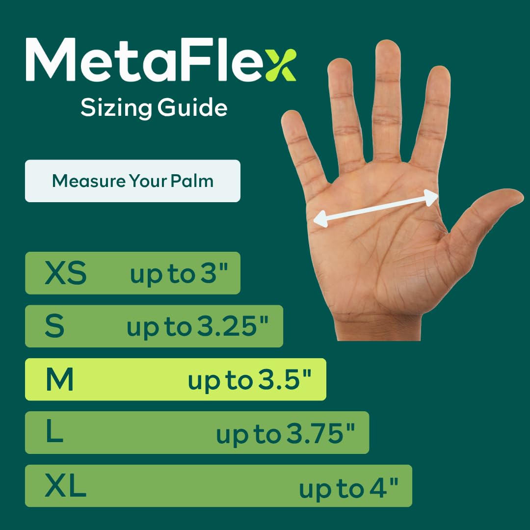 MetaFlex Compression Gloves for Arthritis, Carpal Tunnel, Swelling, Mobility - Full Finger Glove Compresses, Stretches & Strengthens Hand - Adjustable Resistance for Men & Women - Medium