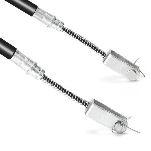 LEAPGOMAX EZGO TXT Brake Cable Set Passenger and Driver Side Stainless Steel Core for Marathon Medalist Golf Cart 1994-2008 Gas & Electric OEM 70969-G03