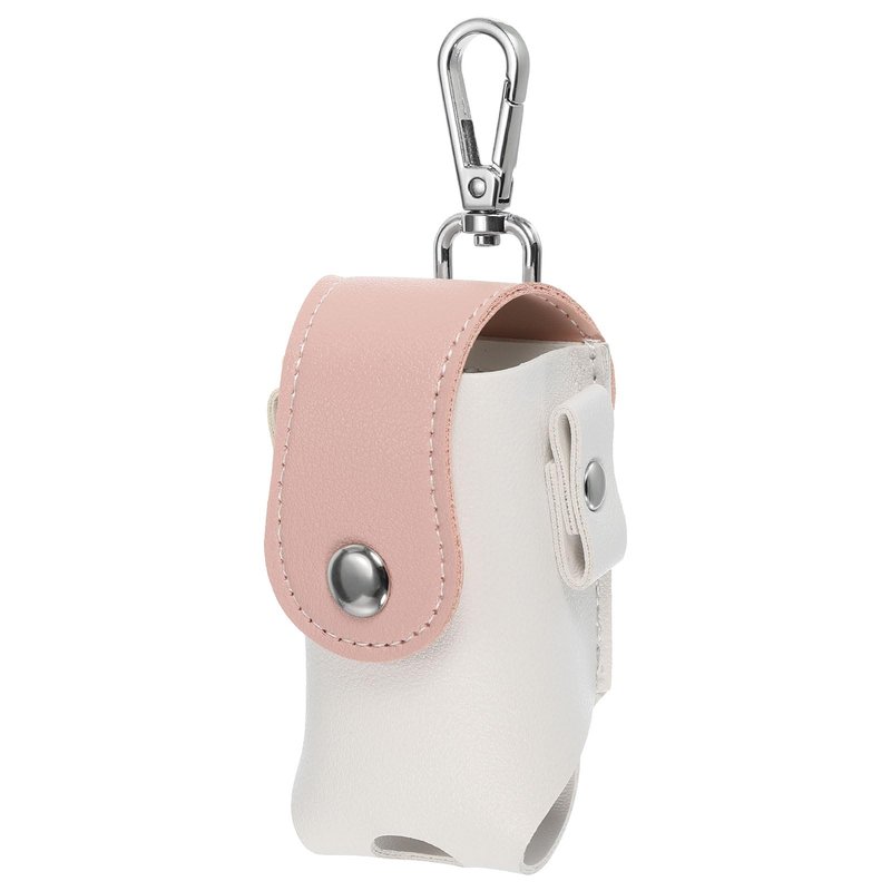 PATIKIL Golf Ball Waist Bag, Golf Ball Carry Pouch with Tee Holder, Buckle, Clip for Women Men Belt Golf Storage, White Pink
