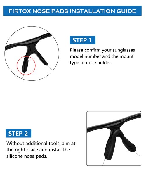 Replacement Earsocks & Nosepieces Rubber Kits for Oakley Radar Path | Pitch | Range | Edge Sunglass - White