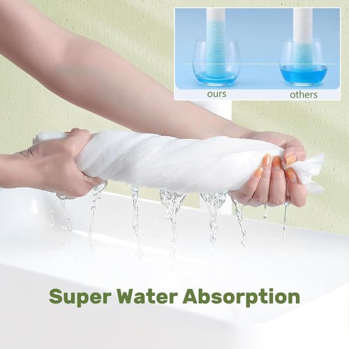 Disposable Bath Towels, 10-Pack Premium Compressed Towels Large,56x28 Inches, Large Reusable Travel Towels for Camping, Sports, Beach, Swimming