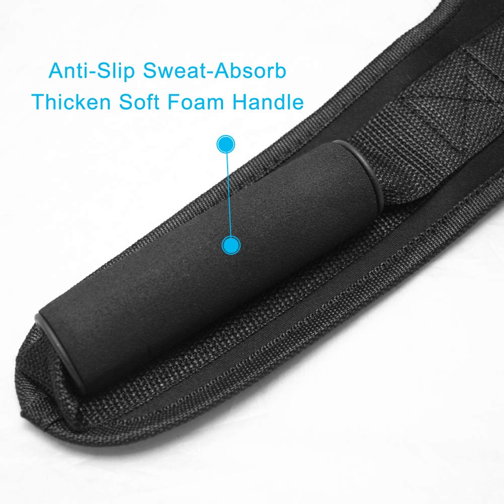YCYU Ab Crunch Harness Cable Attachment Ab Exercise Cable Machine Gym Workout Abdominal Crunch Core Muscle Training Equipment Shoulder Pads