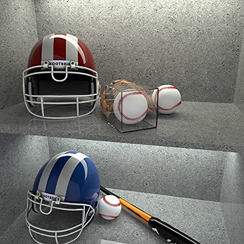 Baseball Display Case 2-Pack - Clear Acrylic Cube Holder