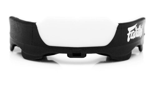 Fairtex MG3 Gel Mouth Guard Protection | Ultimate Protection for Contact Sports | Custom Fit, BPA-Free, Latex-Free | Quick Tether Connect, Heavy-Duty Shock Frame, Gel-Fit Liner (Black)