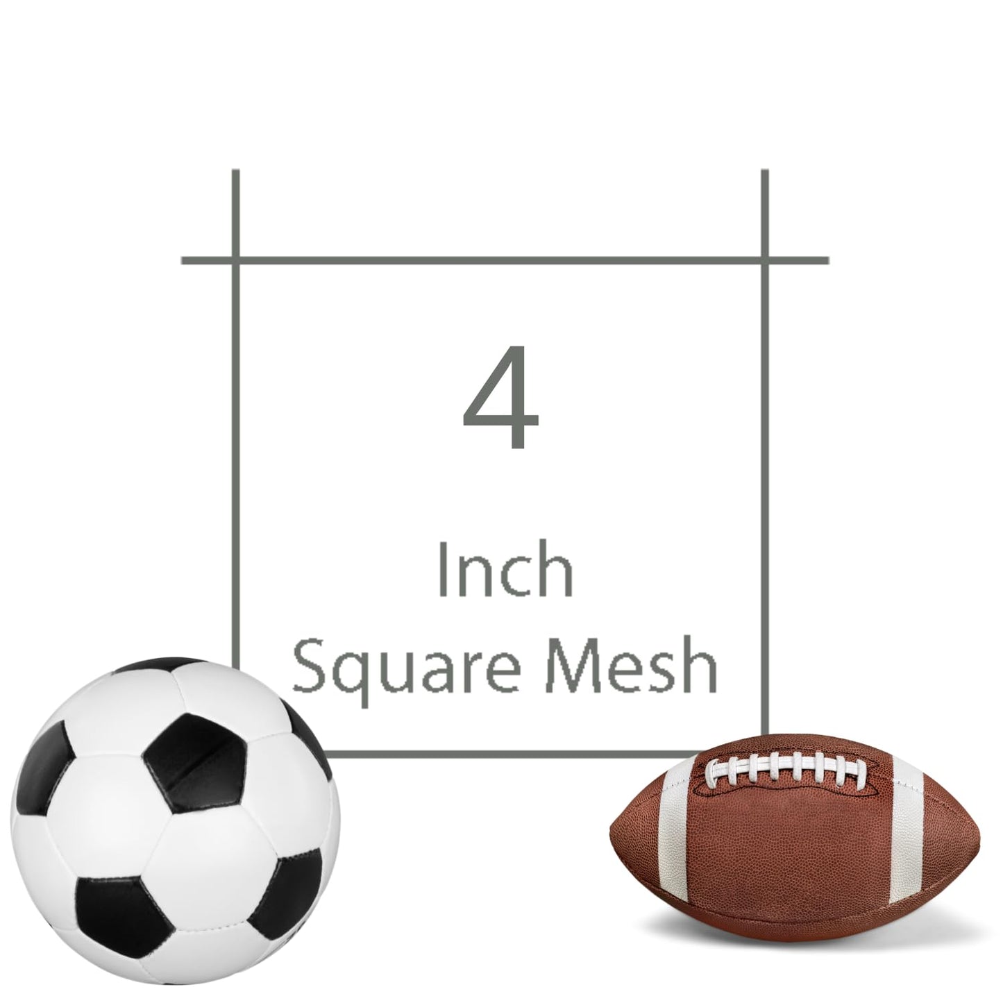 JFN Netting Repair Kit for #36 Nylon 4", Black Soccer Net