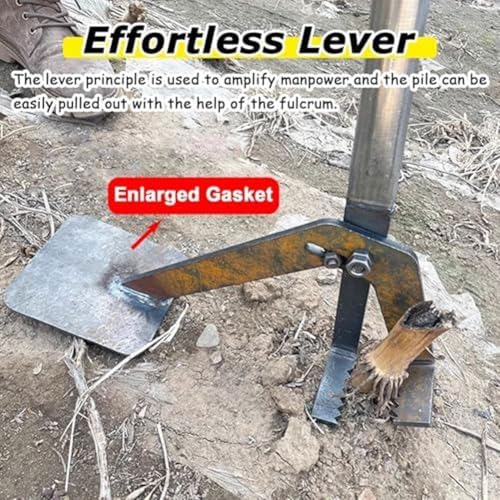 Heavy Duty Stump Remover Tool - Labor-Saving Tree Root Puller