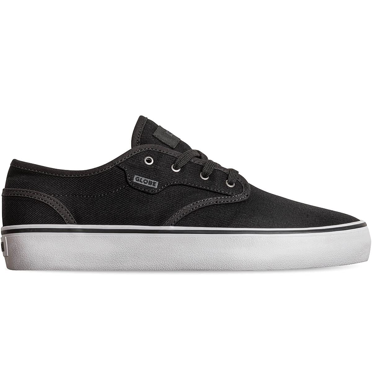 Globe Men's Motley II Skate Shoe, Black/White, 8