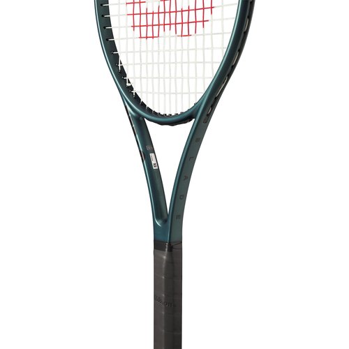 Wilson Blade 104 V9 Strung Performance Tennis Racket - Grip Size 2-4 1/4", Strung with Sensation 16 Natural at Mid Range Tension