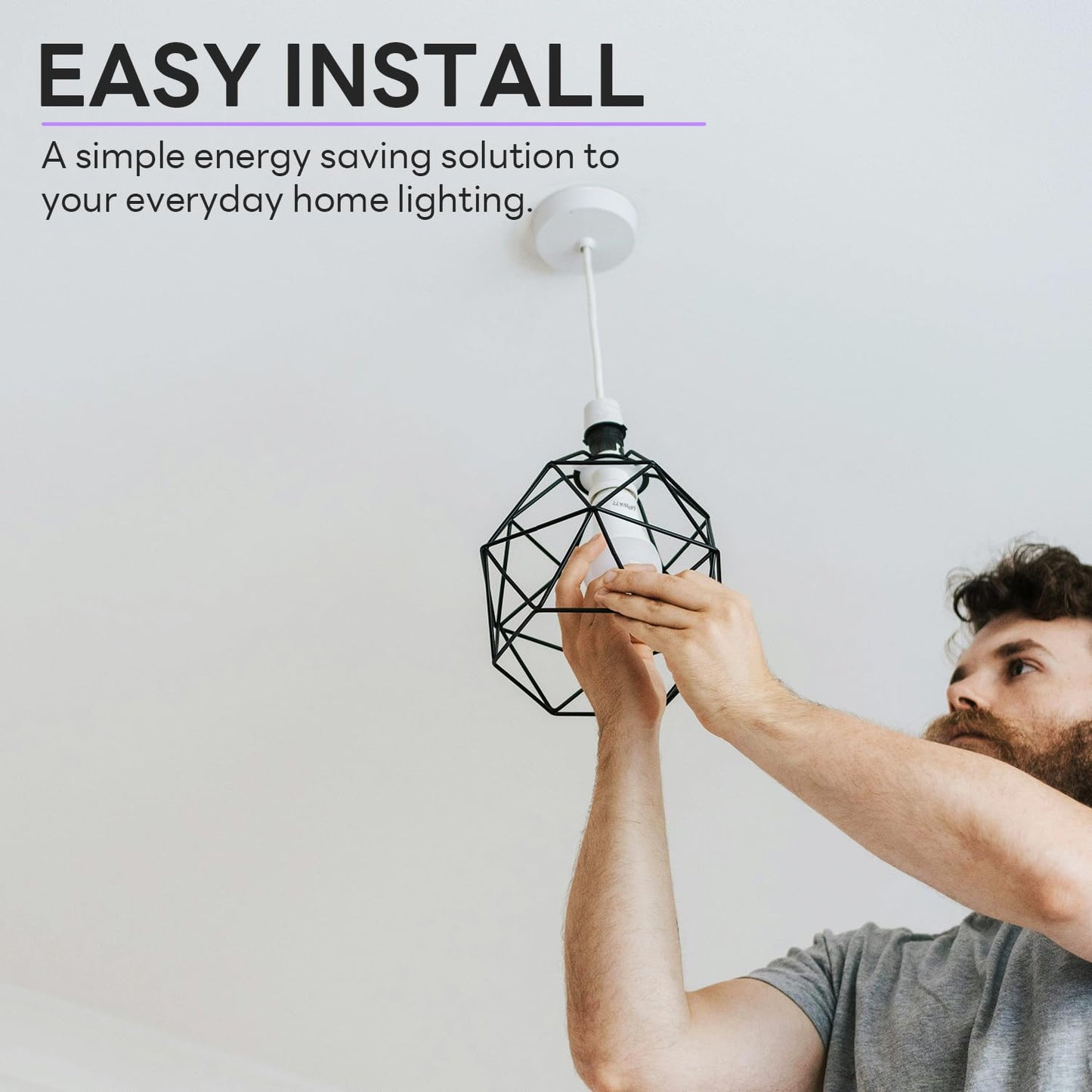 UPWATT A19 LED Light Bulb, 6W (40W Equivalent) 2700K Warm Yellow Light, 570 Lumens, Non Dimmable, E26 Standard Medium Base for Bathroom Home Lighting 10 Packs