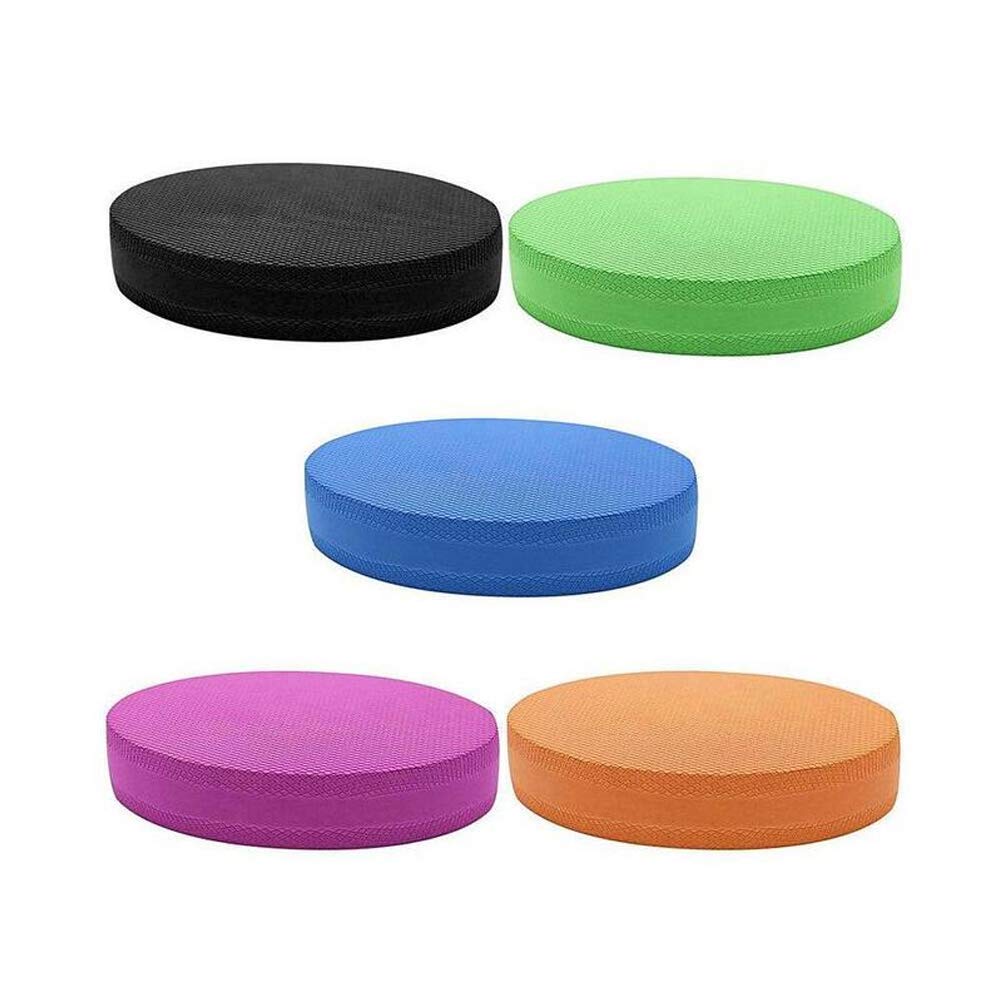 Oval Balance Pad, Non-Slip Foam Pad Exercise Balance Pad Soft Stability Trainer Knee Pads Trainer for Therap-y, Yoga, Dancing Balance Training, Pilates,Fitness(Blue)