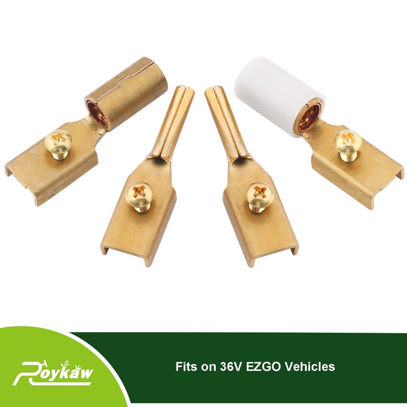Roykaw EZGO 36 Volt Powerwise Plug Charger Male Pin Radsock and Receptacle Female Pin Radsok OEM # 73051-G14 73051-G05
