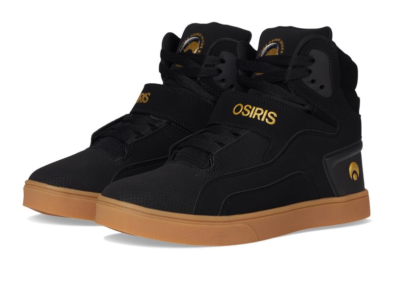 Osiris Men's Rize Ultra Black/Gold/Gum 7 Medium