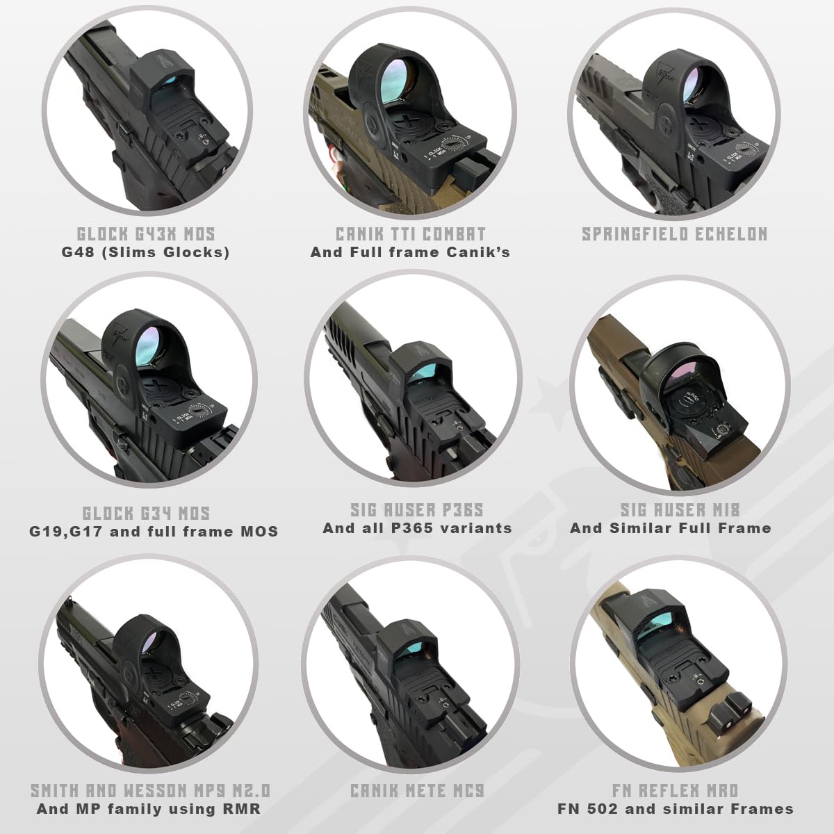 Eagle Precision Red Dot Mega Pack | 48 Pcs of M3, M4#6-32 Screws: 6mm, 8mm, 10mm 12mm for Precision Tools, Plates, and Red Dot Mounts | Includes Oval & Dome Head Torx Heads.