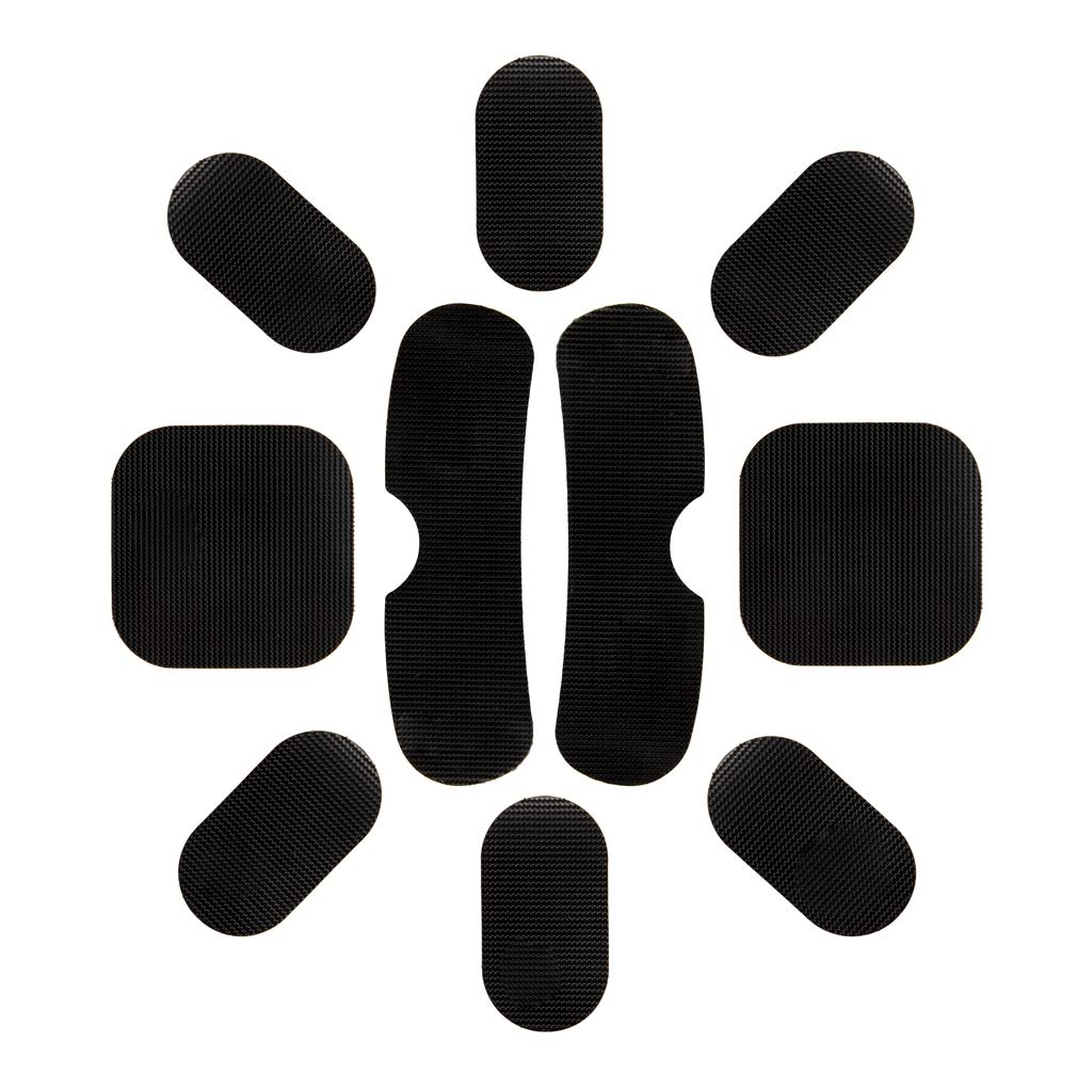 PAXLamb Universal Airsoft Helmet Pads 19pcs/Set Tactical Helmet Replacement EVA Foam Motorcycle Padding Kits Bicycle Bike Accessories Mats for Fast Mich CS ACH FMA USMC PASGT (Black 2 Sets)