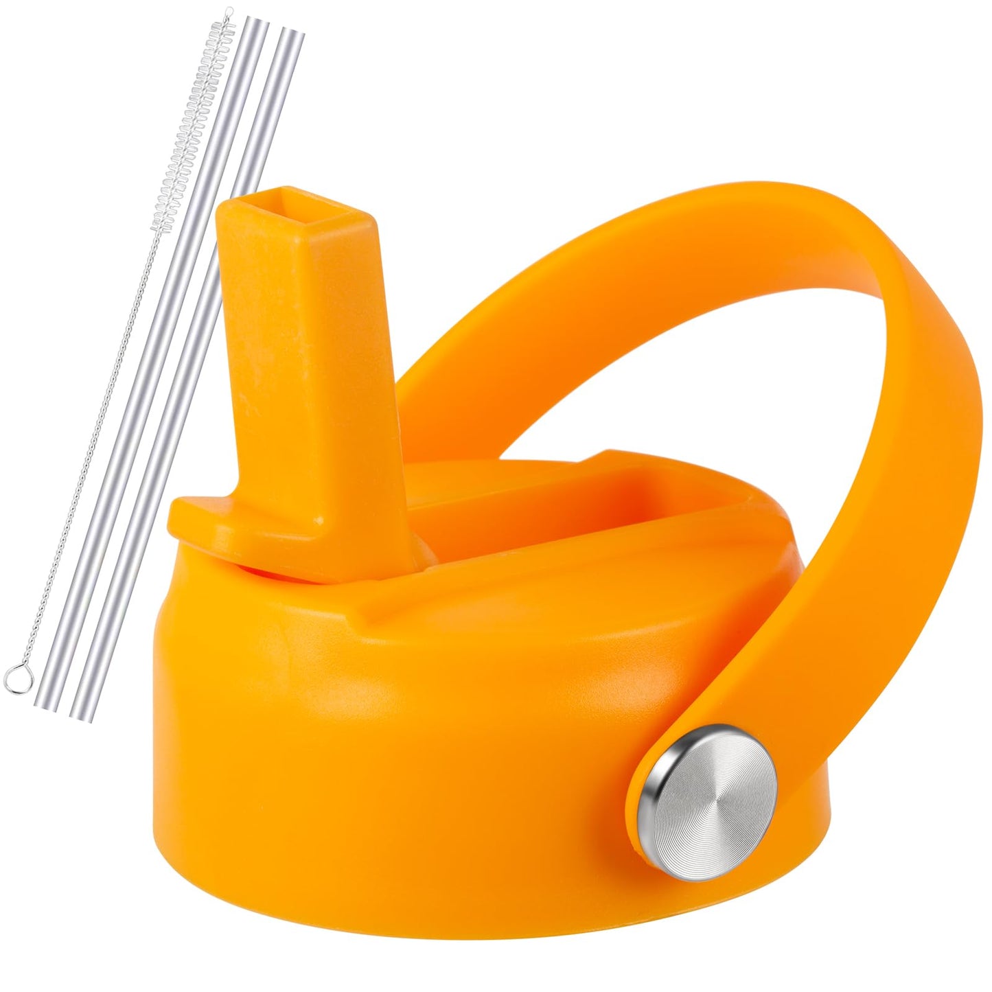 RRegeny Straw Lid for Hydro Flask Wide Mouth 32 40 oz, Lids with Flexible Handle compatible with HydroFlask, Replacement Sports Flex Cap Wide Mouth Top