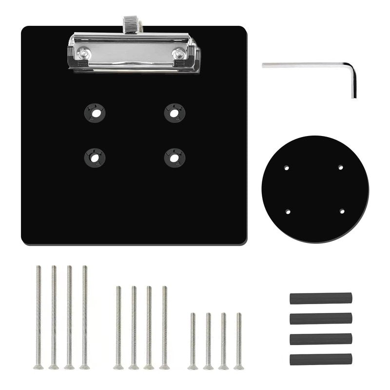 YEBOOCA Golf Cart Scorecard Holder with Pen Holder on Golf Cart Steering Wheel for Club Car/EZGO TXT& RXV/Yamaha G29/Icon I40/Star Car/Excar and Other Most Golf Carts (Black)