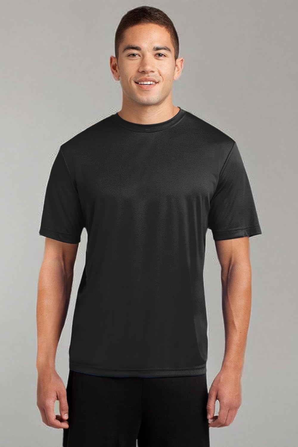 Skiennix Men's Big & Tall Moisture-Wicking Athletic T-Shirt - Short Sleeve, Comfortable Fit