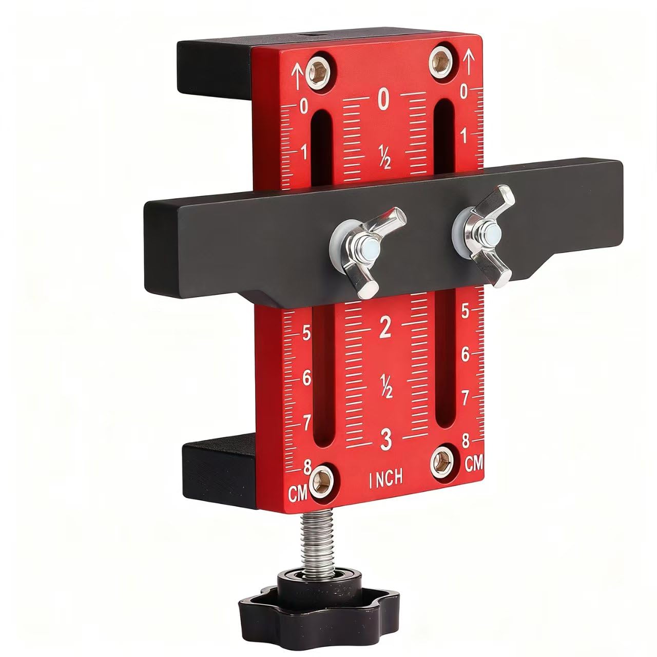 Temaowz Cabinet Door Mounting Jig, Cabinet Door Installation Jig, Adjustable Cabinet Door Installation Positioner, Cabinet Installation Tools for Installing Frameless or Face Frame