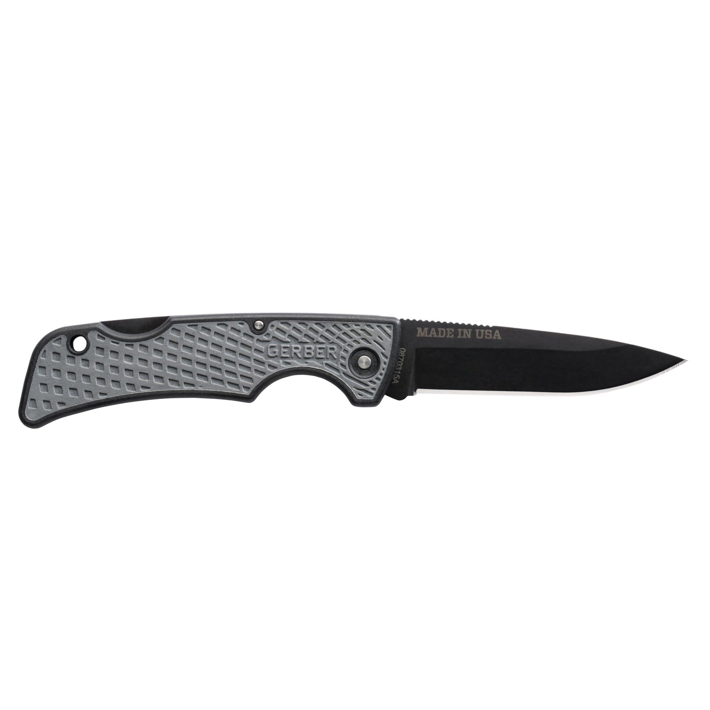 Gerber Gear US1 Pocket Knife - Plain Edge Blade Folding Knife - EDC Gear and Equipment - Grey
