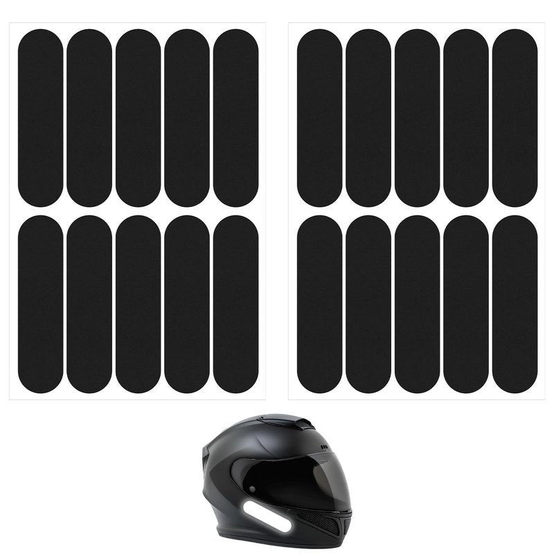 HJZHII 10PCS Black Reflective Tape, Motorcycle Helmet Decals Reflective Stickers for Helmet Motorcycle Helmets Stickers Night Visibility Safety Decal for Motorcycles Scooters Bike Helmets Stroller