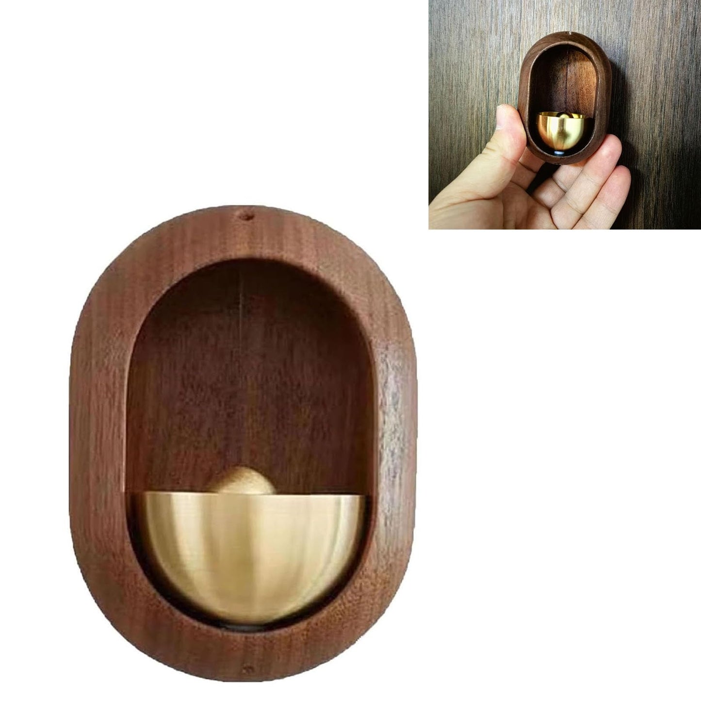 Feylona Door Chime, Wooden Bell for Door Opening