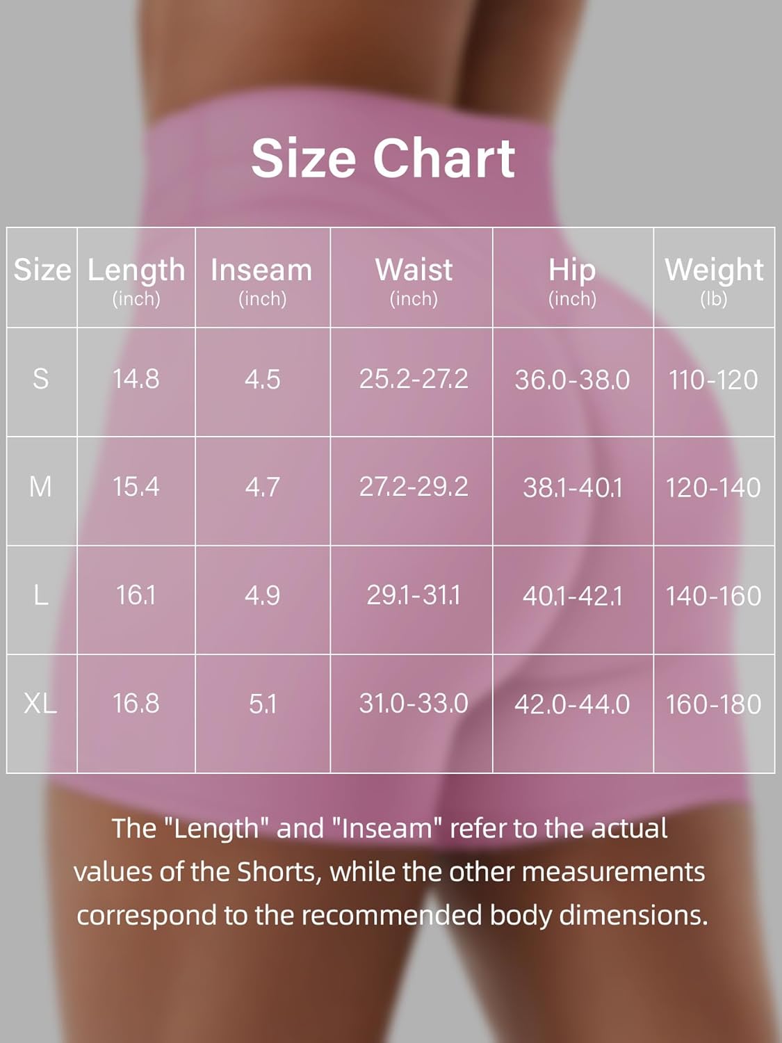 YEOREO High Rise Yoga Shorts - 4.5" No Front Seam Hidden Scrunch Biker Shorts for Women