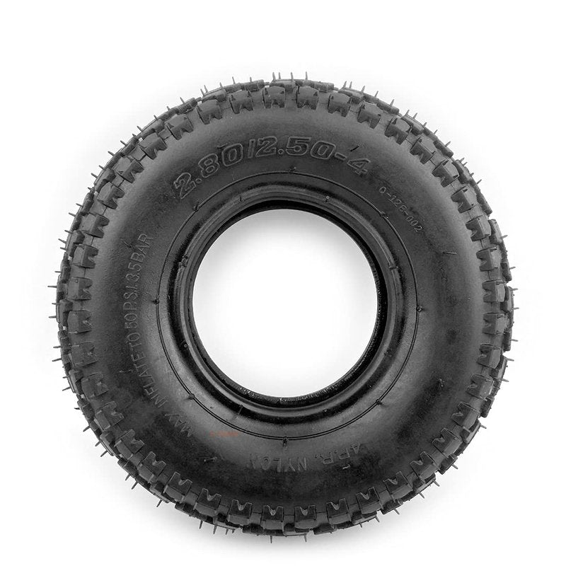 9 Inch Mountain Skateboard Wheel 226mm Scooter Off-Road Tyre With Inner Tube 2.80/2.50-4 Pneumatic AT Tire Alloy Hub (Offroad tire tube)